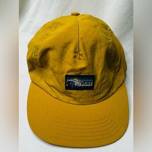 Vans Yellow Ripstop Cap with Wave Patch